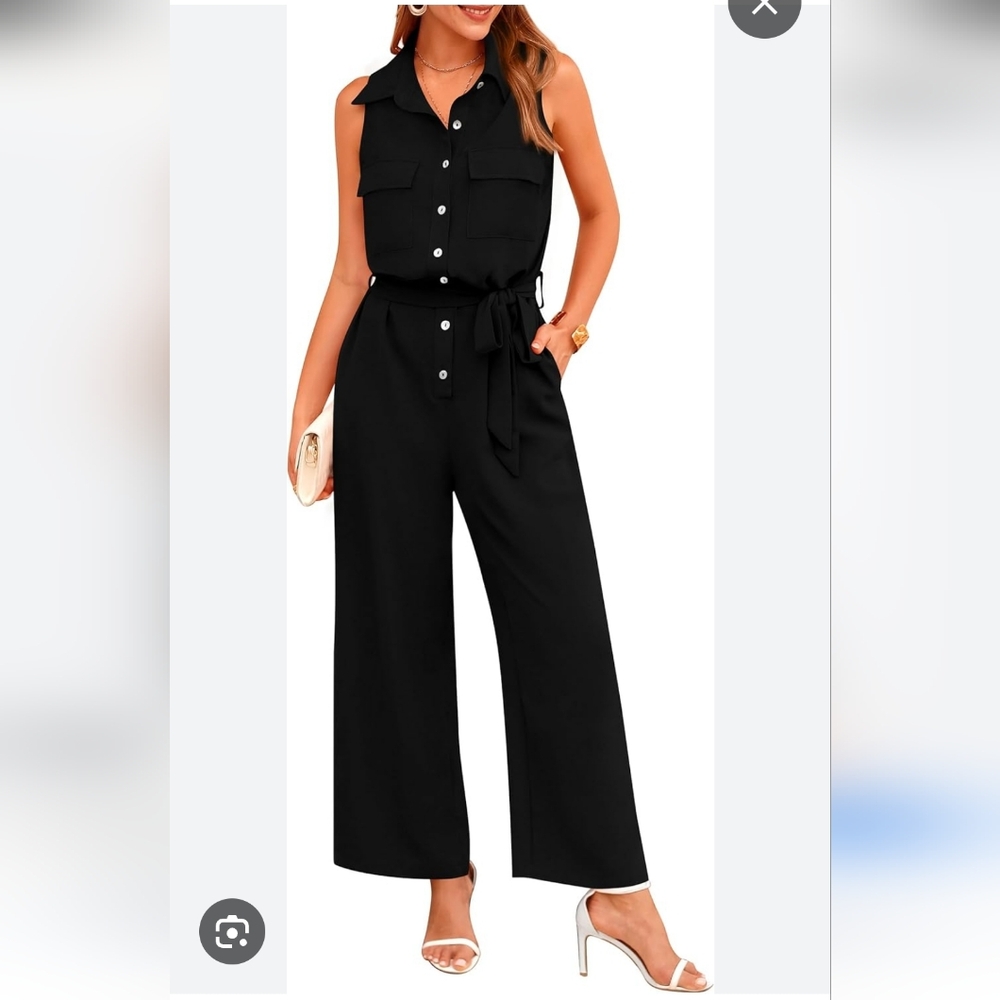 NWOT Pretty Garden Hunter Green Jumpsuit
